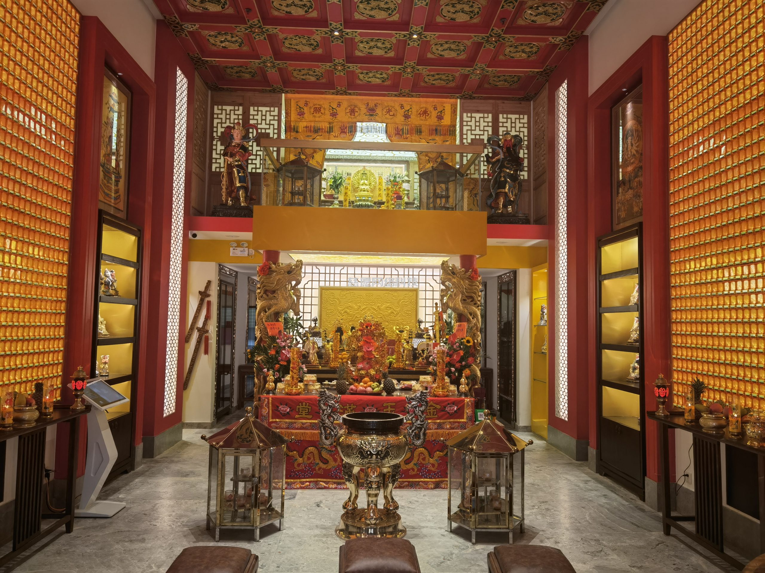 財神殿萬佛墻|上下兩層僅100平，萬神駐蹕，氣勢恢宏！